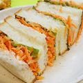 アツカ's cooksnap of when they made あのCMみたい！にんじんのサンドイッチ.