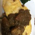 優佳◡̈'s cooksnap of when they made 残りカレーで、簡単オムカレー☆.