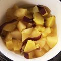 ぴこちゃん♡'s cooksnap of when they made りんごとさつまいもの甘煮（離乳食にも）.