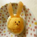 ぶどうなすび's cooksnap of when they made うさぎとひよこのドレスドエッグ.