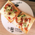 家庭科2's cooksnap of when they made 春巻きの皮でピザ♪と簡単適当ピザソース.