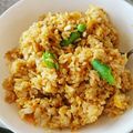 リラクマオ's cooksnap of when they made 鶏そぼろ炒飯.
