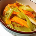 noriko912's cooksnap of when they made さつま揚げとフキのきんぴら風.