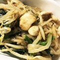 usacchi's cooksnap of when they made ササミのゴマもやし炒め.
