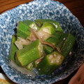 だめよめ's cooksnap of when they made おくらとみょうがの三杯酢和え.