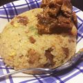 ちびなる子ちゃん's cooksnap of when they made チャーシューとネギのチャーハン.