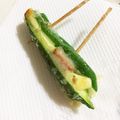 トイピアノ弾きのねこ's cooksnap of when they made モッツァレラ入り万願寺唐辛子のフリッター.