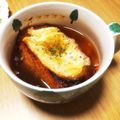 Yukachin®'s cooksnap of when they made オニオングラタンスープ.