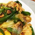 幸◯妻（◉ω◉✳︎）'s cooksnap of when they made 子ども大好き♪鶏肉とピーマンのカレー炒め.