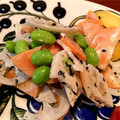 愛猫ベリー's cooksnap of when they made デパ地下風♡蓮根の黒ゴマハニーマヨサラダ.