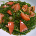 まあこmm's cooksnap of when they made めかぶとトマトの梅和え.