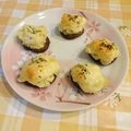 オレンジリング's cooksnap of when they made 椎茸にマッシュポテト♬乗せて焼くだけ♡.