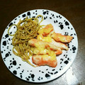 みみりん♪♪'s cooksnap of when they made 鶏ささみの明太子焼き.