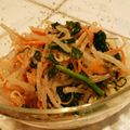 ダッフィーニーうに's cooksnap of when they made もやしと人参とニラのナムル！.