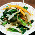クックS3KLCL☆'s cooksnap of when they made ほうれん草としめじ、もやしと人参のナムル.