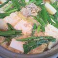 mikoママ's cooksnap of when they made 寒い日のお鍋♪　ピリ辛ごま味噌鍋.