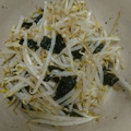 クックM89MQK☆'s cooksnap of when they made もやしと海苔のワサビ和え＊.