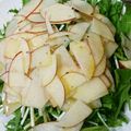 カメリア22's cooksnap of when they made さっぱり♪林檎と水菜のサラダ.