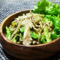京ん家's cooksnap of when they made ブロッコリーの芯とごぼうのナンプラー炒め.