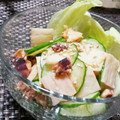 京ん家's cooksnap of when they made よっちゃんイカとキュウリの酢の物♪.