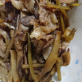 あかぷり's cooksnap of when they made ふきとごぼうのピリ辛炒め.