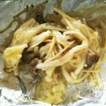 手作り★ママ's cooksnap of when they made 野菜たっぷり♪えのきホイル焼き♥.
