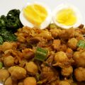 Mezzana's cooksnap of when they made ひよこ豆のカレー炒め.