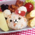 たにたーに's cooksnap of when they made キャラ弁♡くまちゃん♡.
