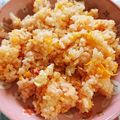 ｃｈｕ−ｌｉｐ's cooksnap of when they made シンプルなたらこチャーハン(^^).