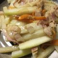 harutama's cooksnap of when they made 大根ベーコンバターポン酢.