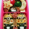 クックQ5HP0R☆'s cooksnap of when they made 弁当グルー稲荷ミニオン⦿キャラ弁◉運動会.