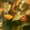 ✿ささ's cooksnap of when they made にんじん・舞茸・わかめのコンソメスープ.
