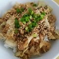 Rちゃむ♪'s cooksnap of when they made サバ水煮缶の味噌生姜丼.