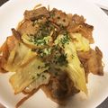 ♪＊♪＊'s cooksnap of when they made 豚バラともやしのマヨポン酢炒め.
