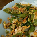 まおたろう1's cooksnap of when they made 絹さやと卵のガリマヨ炒め.