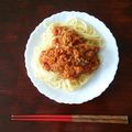 けいこ56's cooksnap of when they made 具だくさんミートソース　✿˘︶˘✿ ).
