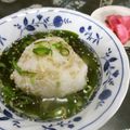 ジョングレ's cooksnap of when they made 簡単朝ご飯♪焼きおにぎりわかめスープ.