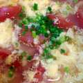 ピヨミンゴ's cooksnap of when they made ごま油香る☆トマトと卵の中華スープ.