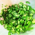 ☆やじるし星人☆'s cooksnap of when they made 片付けラクラク♡オクラ＊レンチン.