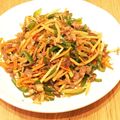 くるっとぴすけ's cooksnap of when they made ピーマンと牛肉の炒め物　給食.