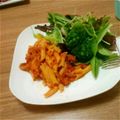 bubuko2010's cooksnap of when they made アンチョビトマトパスタ.