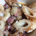じじばばな私's cooksnap of when they made 竹輪と蛸(あれば)のラ—油マヨあえ☆.