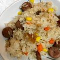 けぃこ。だぃご's cooksnap of when they made 材料⑤なんちゃって炒飯☆シャンタン炊込飯.
