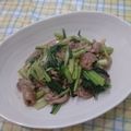 ラリー＆サラ's cooksnap of when they made 小松菜と豚肉の味噌炒め♡.