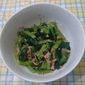 ラリー＆サラ's cooksnap of when they made スピード副菜！小松菜とツナのめんつゆ和え.