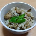 新米べべ's cooksnap of when they made 簡単～♬混ぜご飯の鶏ごぼう飯.