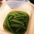 やヒチョル's cooksnap of when they made スナップえんどうの柚子胡椒びたし.