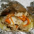 じょにー43's cooksnap of when they made 簡単！フライパンで たらのホイル焼き.