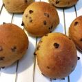 ひさピー's cooksnap of when they made チョコチップ＊米粉入りパン.