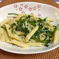 熱いお湯's cooksnap of when they made のらぼう菜とジャコのパスタ.